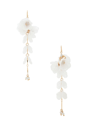 Lovers and Friends Arlette Earrings in Metallic Gold.