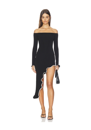 Lovers and Friends Aria Off The Shoulder Midi Dress in Black. Size L. Also in M, S, XS, XXS.