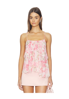 Lovers and Friends Cristina Top in Pink. Size L. Also in M, S, XL, XS, XXS.