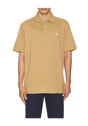 Polo Ralph Lauren Solid Mesh Polo in Brown. Size L. Also in M, S, XL/1X.