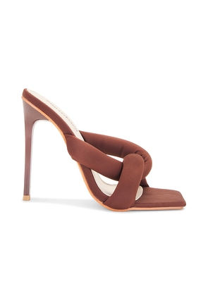 superdown Junie Sandal in Chocolate. Size 10. Also in 6, 7, 8, 9.