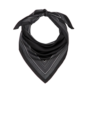 Lovers and Friends Alba Triangle Scarf in Black.