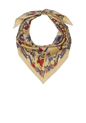 Lovers and Friends Gabriela Triangle Scarf in Beige.
