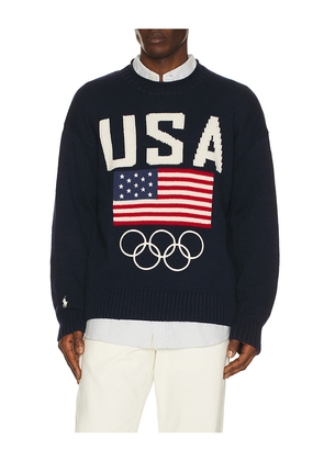 Polo Ralph Lauren Winter Olympics Sweater in Navy. Size L. Also in XL/1X.