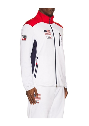 Polo Ralph Lauren Winter Olympics Zip Up Sweatshirt in White. Size M. Also in L.