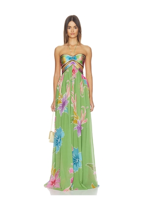 retrofete Rabel Dress in Green. Size L. Also in M, S, XL.