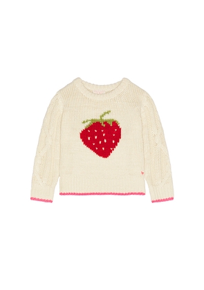 Pink Chicken Girls Haven Sweater in Cream. Size 2. Also in 3, 4, 5, 6.