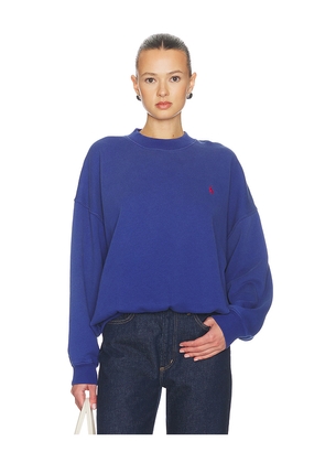 Polo Ralph Lauren Arctic Fleece Crewneck Sweater in Blue. Size L. Also in M, S, XL, XS, XXS.