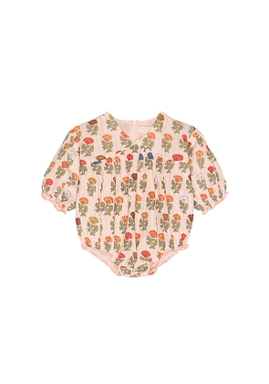 Pink Chicken Baby Girls Wynne Bubble in Pink. Size 0-3mo. Also in 12-18mo, 3-6mo, 6-12mo.