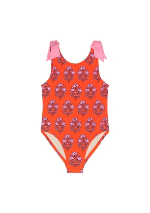 Pink Chicken Girls Shelly Swimsuit in Red. Size 2. Also in 3, 4, 5, 6.