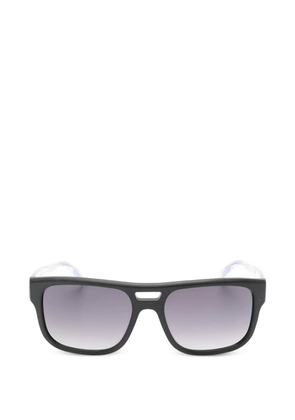 Emporio Armani rectangle-frame sunglasses - Black