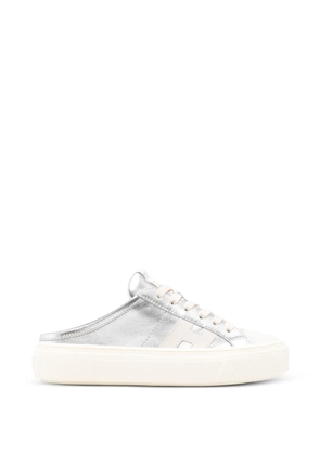 Hogan lace-up trainers sneakers - Silver