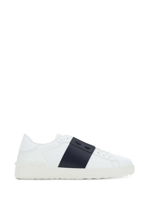 Valentino Garavani leather band open sneakers - White