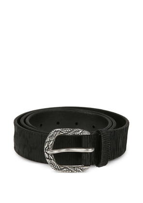 Orciani textured buckle belt - Black