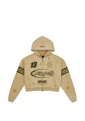 GODSPEED zip hooded sweatshirt - Neutrals
