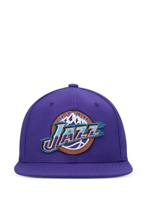 Mitchell & Ness Jazz Hardwood Classics embroidered flat cap - Purple