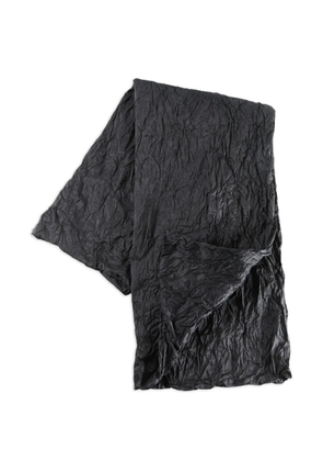 Daniela Gregis crinkled scarf - Black