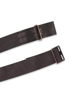 Saint Laurent Pre-Owned buckle fastening belt - Black