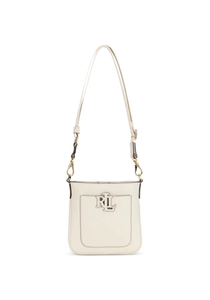 Lauren Ralph Lauren cameryn logo-plaque leather cross body bag - Neutrals