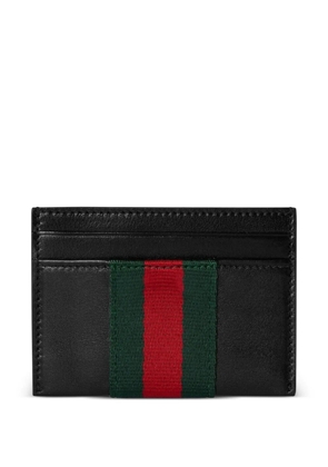 Gucci Web Trademark card holder - Black