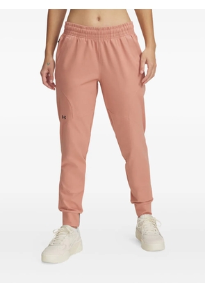 Under Armour panelled elasticated-cuff track pants - Pink
