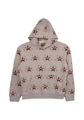 Denim Tears star-print hooded hoodie - Grey