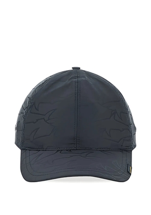 Paul & Shark shark-print baseball cap - Blue