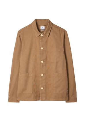PS Paul Smith organic cotton shirt jacket - Brown