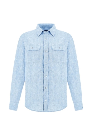 Paul & Shark pocket linen shirt - Blue