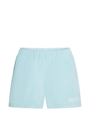 Karl Lagerfeld Jeans embroidered-logo shorts - Blue