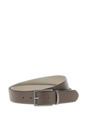 Paul & Shark reversible leather belt - Brown