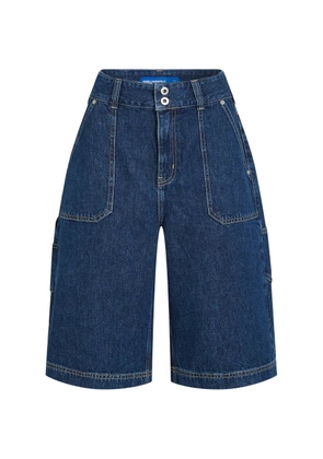 Karl Lagerfeld Jeans patch-pocket denim shorts - Blue