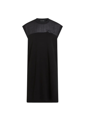 Karl Lagerfeld signature T-shirt dress - Black