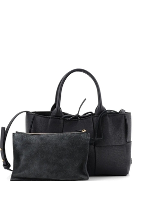 Bottega Veneta Pre-Owned Arco Maxi Intrecciato Leather Mini tote bag - Black