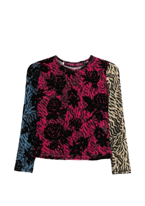 Chopova Lowena Totally Tiger top - Black