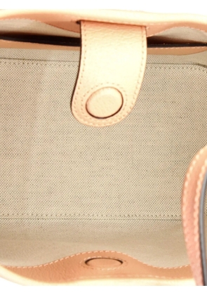 Gucci Pre-Owned Ophidia Open Bucket Bag GG Coated Canvas with Leather Small shoulder bag - Pink