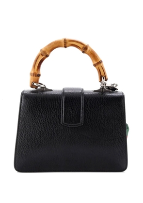 Gucci Pre-Owned Dionysus Bamboo Top Handle Bag Leather Mini satchel - Black