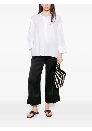 TRAME AUREE cuff blouse - White