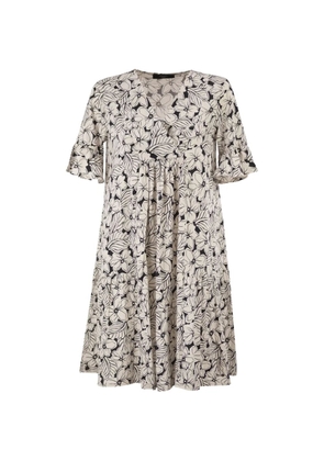 Weekend Max Mara printed V-neck dress - Neutrals