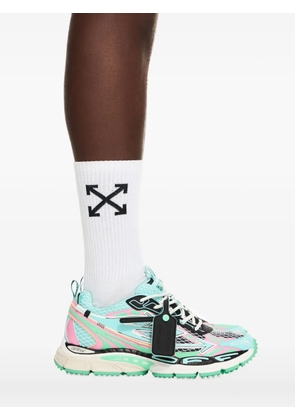 Off-White Be Right Back Fishnet arrow sneakers - Blue