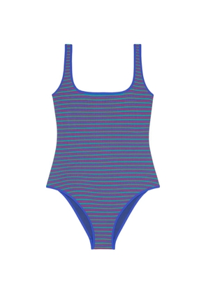 LIDO Trentanove striped ribbed swimsuit - Green