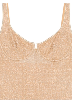 Oséree cut-out-detail swimsuit - Gold