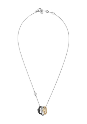 Philipp Plein pendant-detail chain necklace - Silver