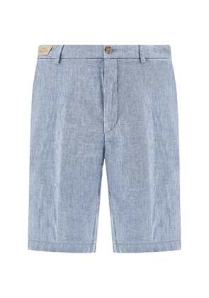 Paul & Shark linen bermuda shorts - Blue