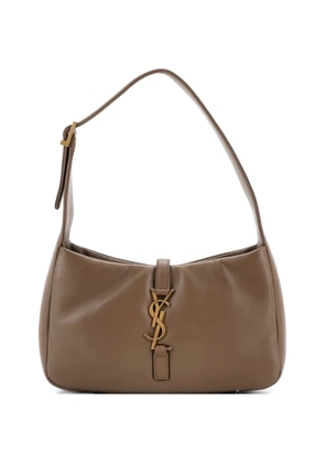 Saint Laurent Pre-Owned Le 5 a 7 Padded Leather Small hobo bag - Brown