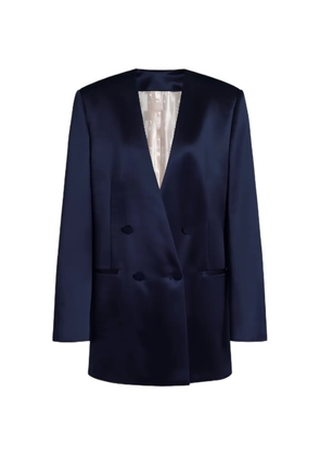Alberta Ferretti double-breasted blazer - Blue