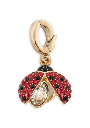Swarovski Idyllia mxed cuts ladybug charm - Gold