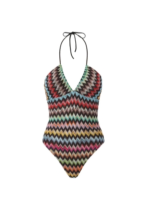Missoni zigzag-pattern swimsuit - Black
