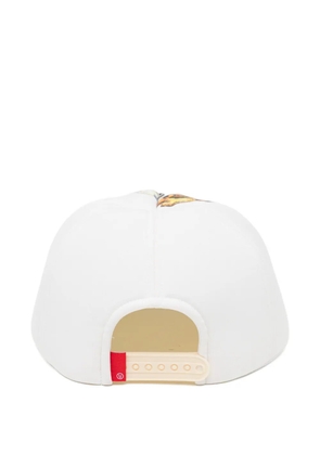 Undercover butterfly-print cap - Neutrals