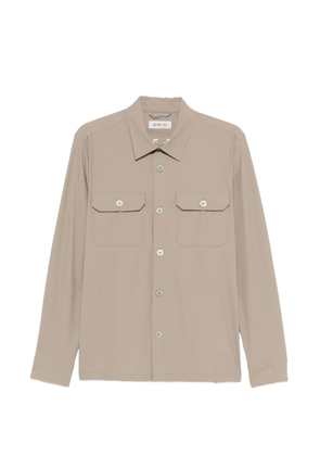 DISTRETTO 12 Active buttoned pocket shirt - Neutrals